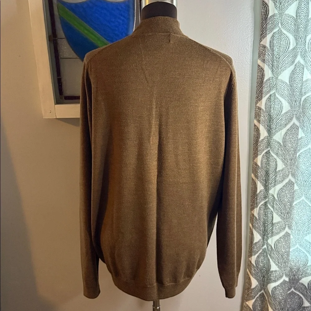 Brooks Brothers Extra Fine Merino Wool Mock Neck Sweater SZ XL - Picture 4 of 6